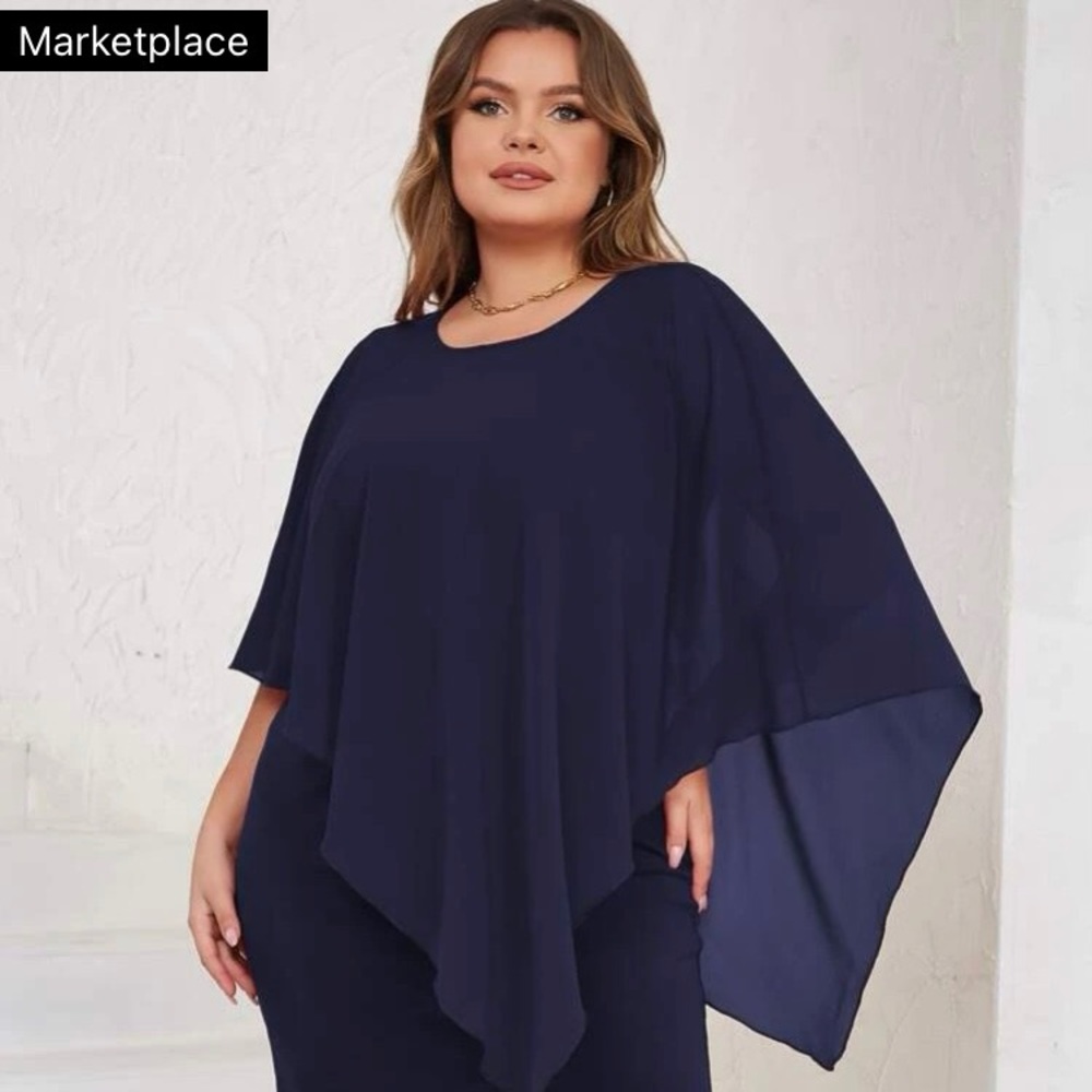 Mother of the Bride, navy blue dress